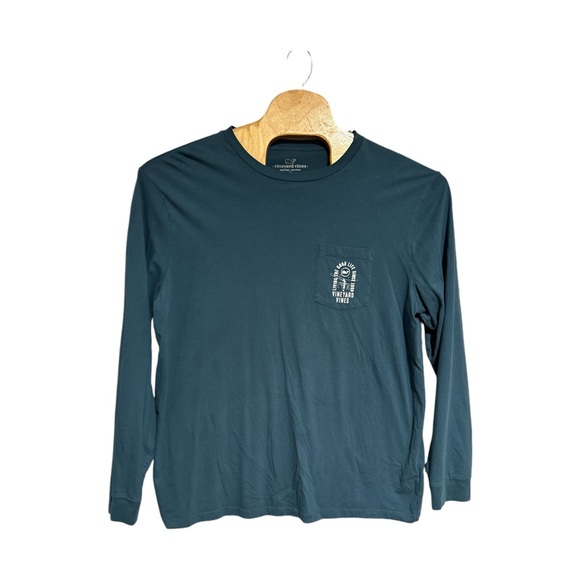Vineyard‎ Vines Men’s Living The Good Life Long Sleeve Pocket T-shirt Size XL - Picture 6 of 6